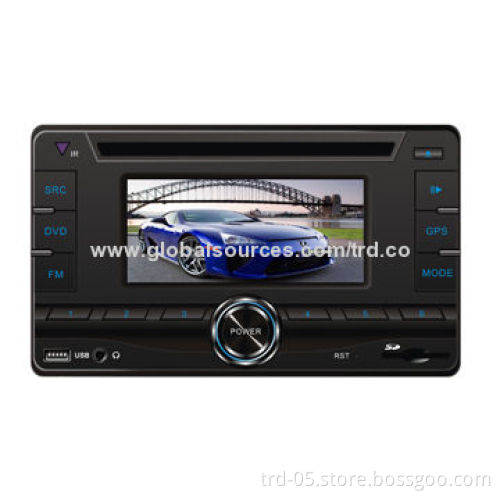 Small TFT Display Double DIN Car DVD Player, Without GPS Function, Supports USB, SD, MMC Memory